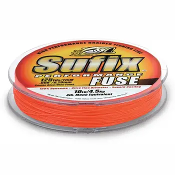 

Fishing line Sufix perfomance fuse neon fire 135 m 0,10mm (ds1hff015gfb1f)
