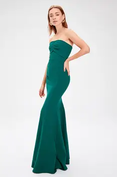 

Trendyol Colar Drapeli Evening Dress TPRSS19AE0072