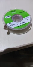 Cable de soldadura de 1,5mm, 2mm, 3,5mm de ancho, 1,5 M de longitud, soldadura trenzada, removedor mecha para, cable de plomo, herramienta de reparación de BGA de flujo