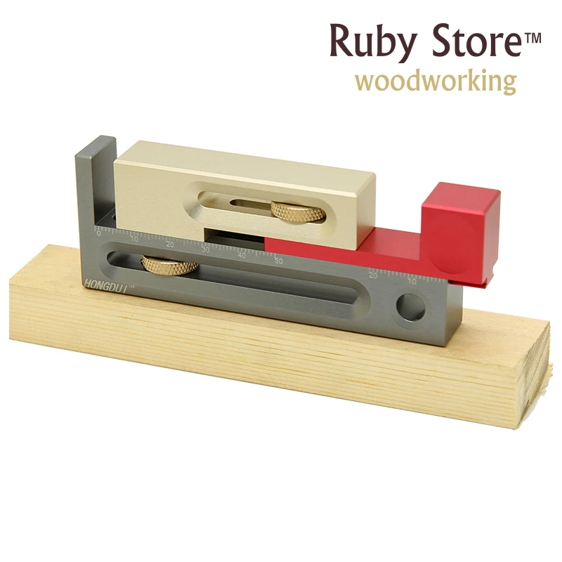 Kerfmaker Slot Adjuster, Grove And Dado Cuts Adjusting Jig, Table Saw