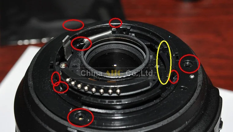 Для Nikon 18-55 мм 18-105 мм 18-135 мм 55-200 мм Замена объектива AI байонетное кольцо повреждения часть адаптера