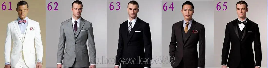 Новое поступление смокинг жениха One Button Groomsmen Пик нагрудные Свадебные/ужин Костюмы Best человек Жених(куртка+ Брюки для девочек+ галстук+ жилет) b387
