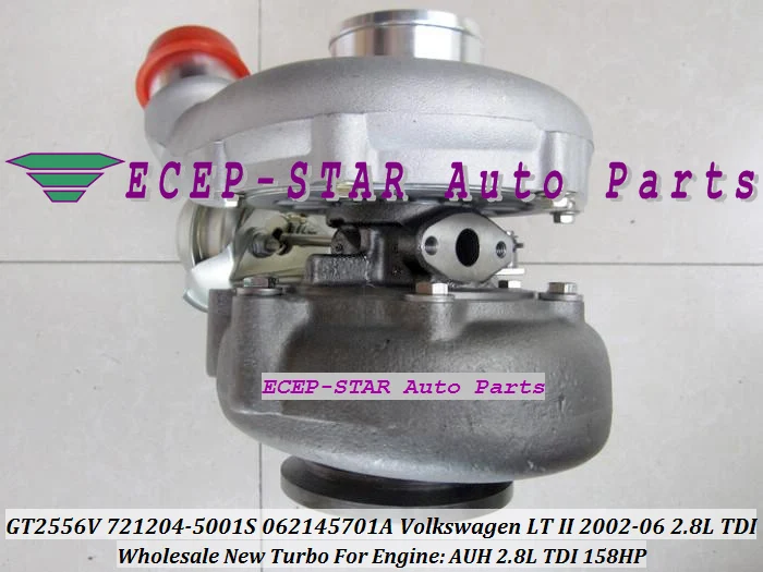 GT2556V 721204-0001 721204-5001S 721204 062145701A Turbo Turbocharger For VW Volkswagen LT II 2002-2006 2.8L TDI AUH 158HP (2)