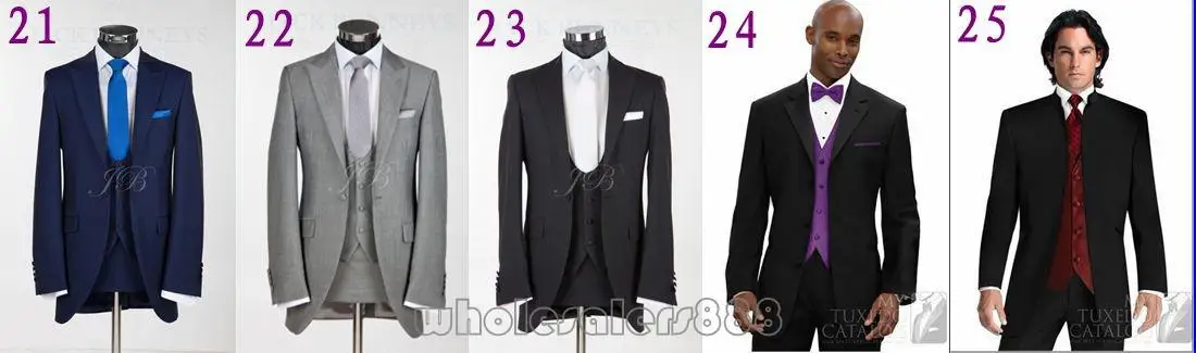 Новое поступление смокинг жениха One Button Groomsmen Пик нагрудные Свадебные/ужин Костюмы Best человек Жених(куртка+ Брюки для девочек+ галстук+ жилет) b387