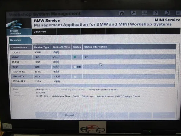 icom software in d630 laptop 6