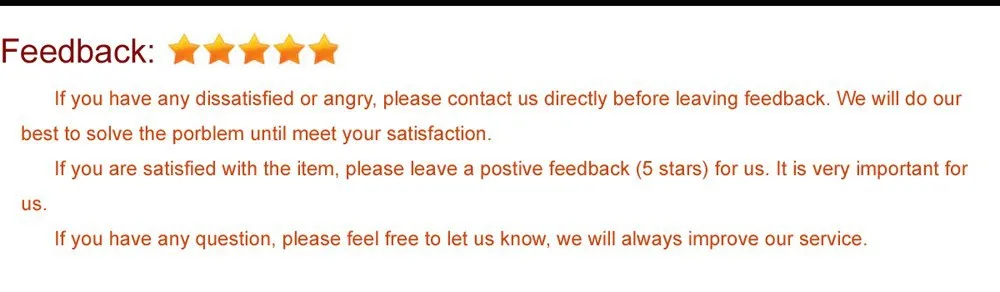 6 feedback