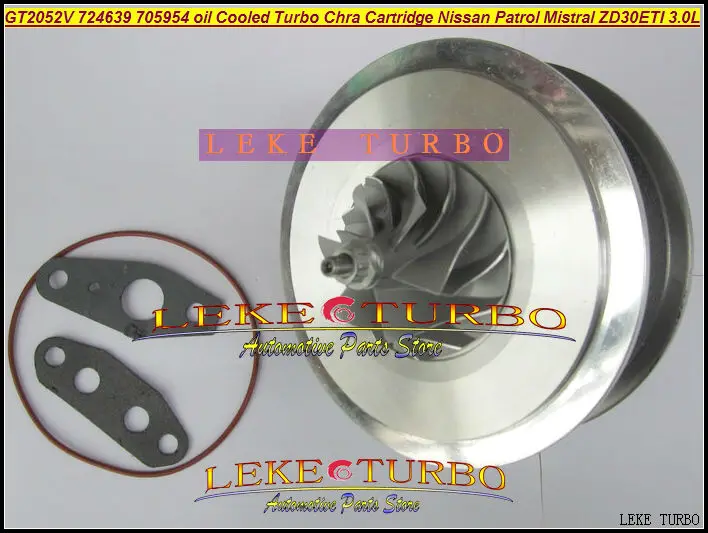 С водяным охлаждением турбо картридж CHRA GT2052V 724639-5006 S 724639 705954 0015 турбины для NISSAN Patrol MISTRAL Terrano ZD30DTI 3.0L