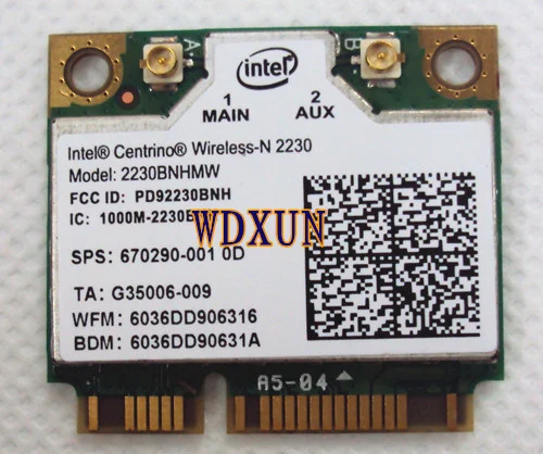 Intel2230 Centrino wireless-n2230 WLAN + Bluetooth 4.0 Mini pci-e комбо Karte WI-FI карты