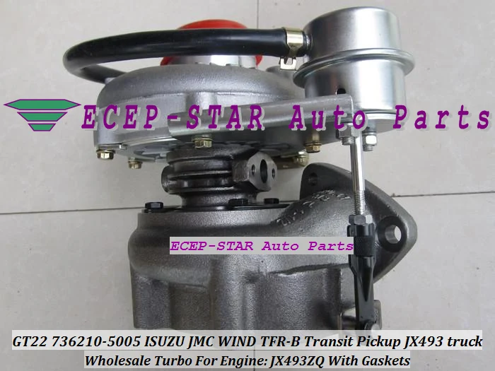 GT22 736210-5005 736210-0005 Turbo Turbocharger For JMC WIND TFR-B Transit Pickup JX493 truck JX493ZQ With Gaskets (3)