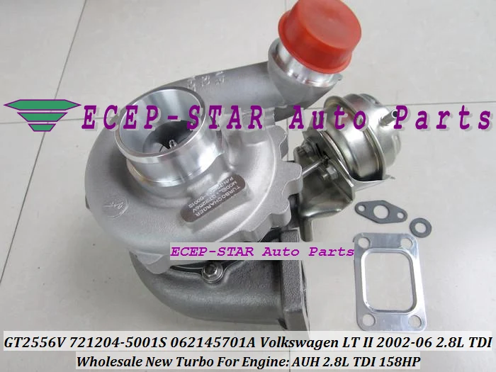 GT2556V 721204-0001 721204-5001S 721204 062145701A Turbo Turbocharger For VW Volkswagen LT II 2002-2006 2.8L TDI AUH 158HP (6)