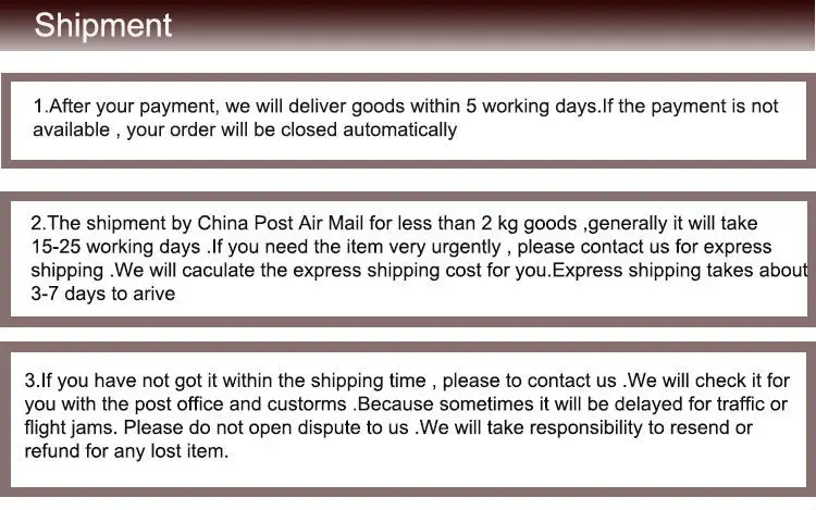 shipping