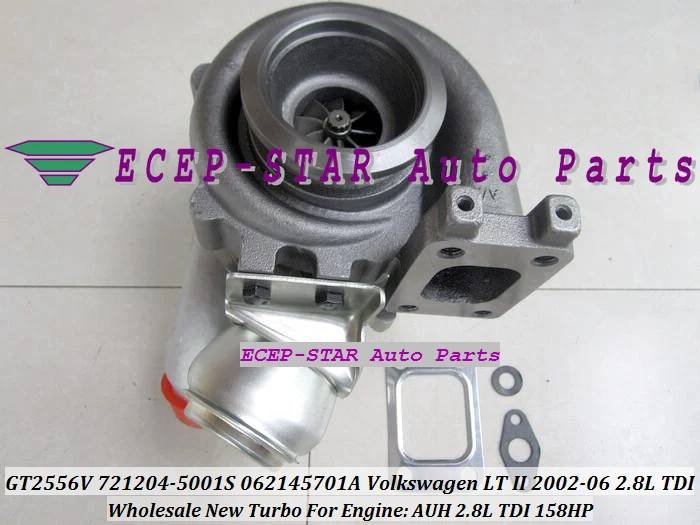 GT2556V 721204-0001 721204-5001S 721204 062145701A Turbo Turbocharger For VW Volkswagen LT II 2002-2006 2.8L TDI AUH 158HP (3)