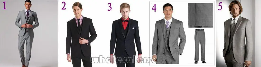 Новое поступление смокинг жениха One Button Groomsmen Пик нагрудные Свадебные/ужин Костюмы Best человек Жених(куртка+ Брюки для девочек+ галстук+ жилет) b387