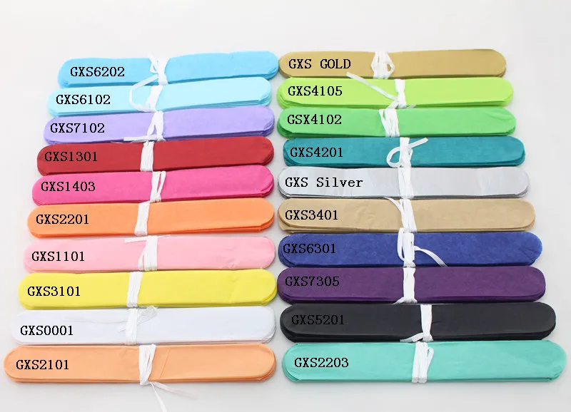 Tissue Paper Pom Pom Color Chart