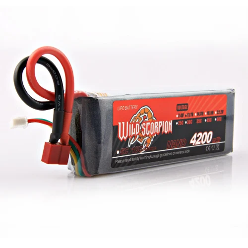 1 шт. Wild Scorpion RC 11,1 В 4200 мАч 35C Lipo батарея для RC Дрон Квадрокоптер вертолет автомобиль самолет