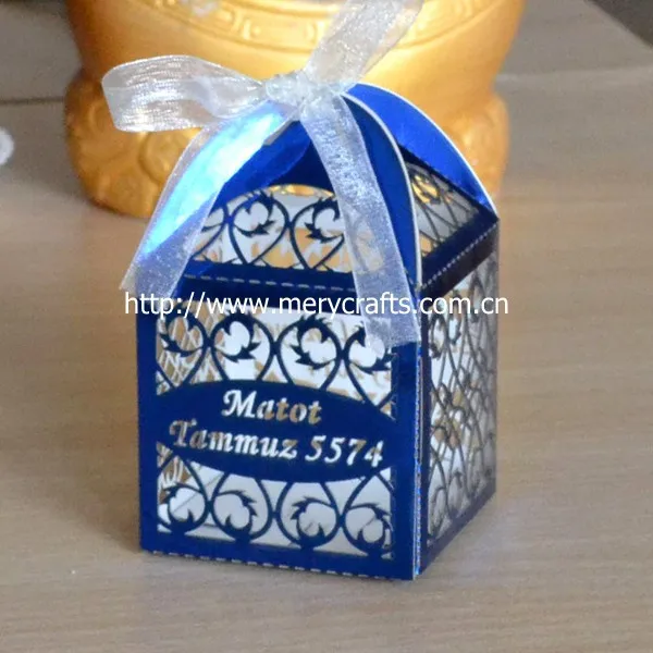 filigree in metallic blue