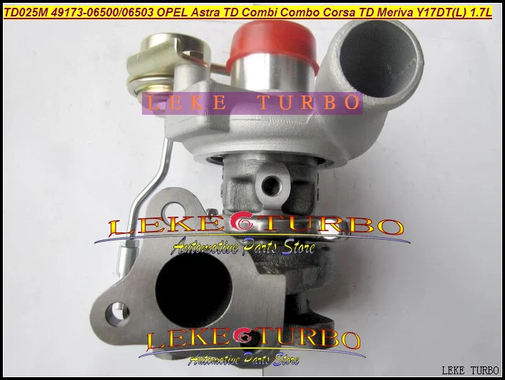 Wholesale NEW TD025 49173-06500 49173-06503 Turbo Turbocharger For OPEL Astra TD Combi Combo Corsa TD Meriva Y17DT Y17DTL 1.7L (5)