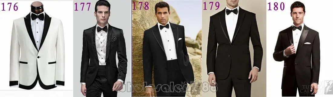 Новое поступление смокинг жениха One Button Groomsmen Пик нагрудные Свадебные/ужин Костюмы Best человек Жених(куртка+ Брюки для девочек+ галстук+ жилет) b387