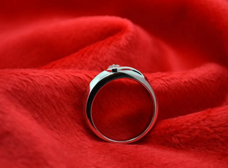 Угловые Крылья 0.5Ct фантастические кольца для пар отличные Свадебные кольцо из стерлингового серебра 925 для влюбленных