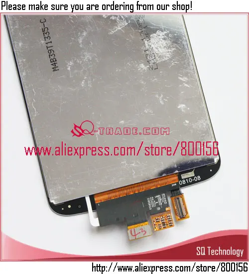 10 шт./лот для LG Optimus G2 D800 D801 D803 Дисплей ЖК-дисплей сенсорный установка преобразователя экрана Белый компанией dhl EMS