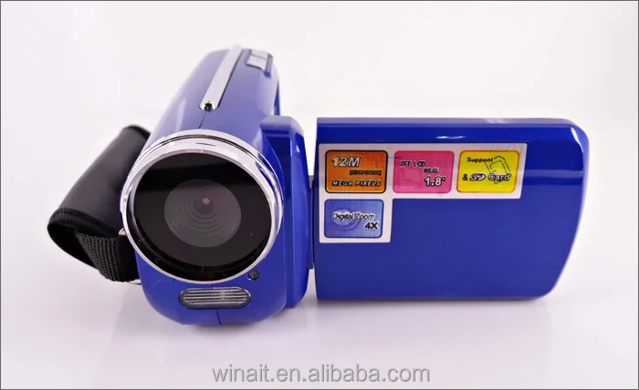 Max 12mp Цифровая видеокамера/мини-камера/видеокамера с ЖК-вспышкой 4X цифровой зум Поддержка различных языков DV-139