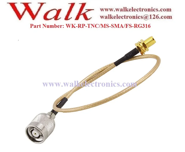 43 SMA FS RP-TNC MS RG316-1