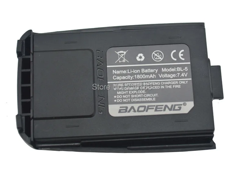 BL-5 7,4 V 1800 mAh Оригинальная литий-ионная аккумуляторная батарея исключительно для Baofeng BF-530I Двухдиапазонная рация