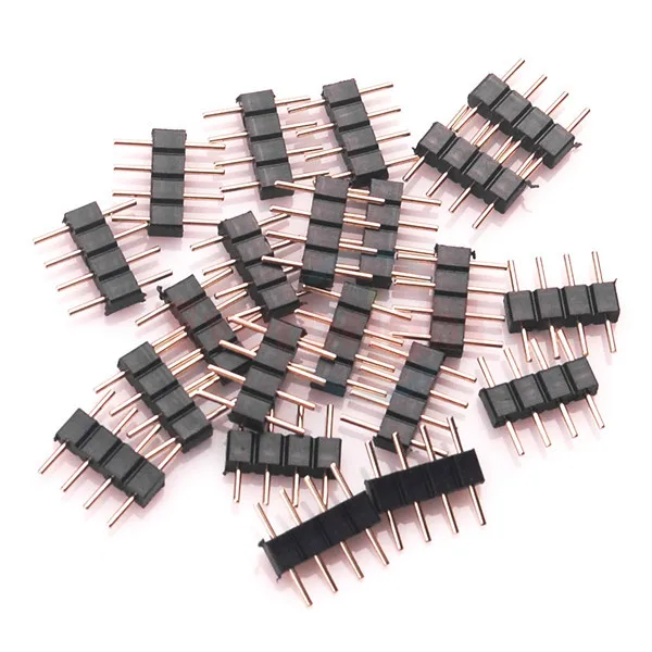 4-Pin-RGB-Connector-Adapter-needle-male-double-4pin-LED-5050-3528-strip