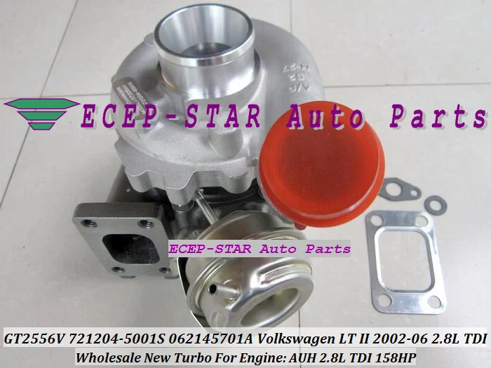 GT2556V 721204-0001 721204-5001S 721204 062145701A Turbo Turbocharger For VW Volkswagen LT II 2002-2006 2.8L TDI AUH 158HP (5)
