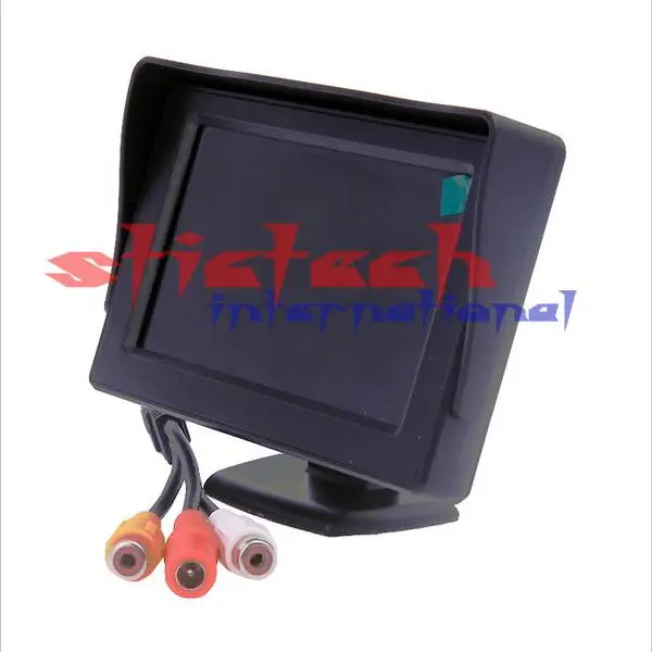 По DHL или EMS, 50 шт.,, автомобильный монитор, 4," экран, TFT lcd, цветное зеркало заднего вида, монитор, Автомобильная камера заднего вида, DVD