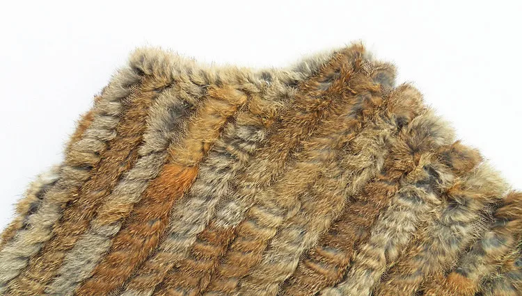 HSPL меховое пончо 2019 осень настоящий кролик горячая Распродажа треугольный вязаный женский пуловер леди пашмины обертывание пончо pele de coelho
