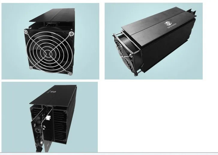 Используется Шахтер Gridseed 5,2-6MH/S 100 Вт Scrypt MINER LITECOIN горнодобывающая машина лезвие gridseed отправляется по DHL или EMS