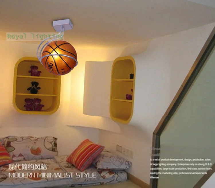 Kids Ceiling Lamp Basketball Simple Bar Hanging Light Children Room Kids Ceiling Lamp Basketball Simple Bar Hanging Light Children Room Bedroom Sport Lighting Fixtures Pendant In Lights From