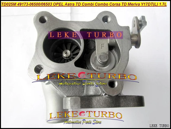 Wholesale NEW TD025 49173-06500 49173-06503 Turbo Turbocharger For OPEL Astra TD Combi Combo Corsa TD Meriva Y17DT Y17DTL 1.7L (6)