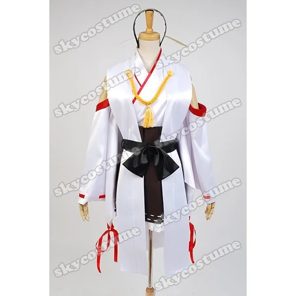 Kantai Коллекция японский линкор Kongo Платье Аниме Косплэй костюм полный комплект