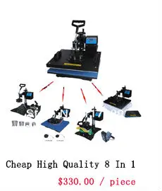 Двойной дисплей 8 в 1 комбинированный термопресс машина, пластина/кружка/крышка/футболка термопресс, теплопередача машина, сублимационная машина