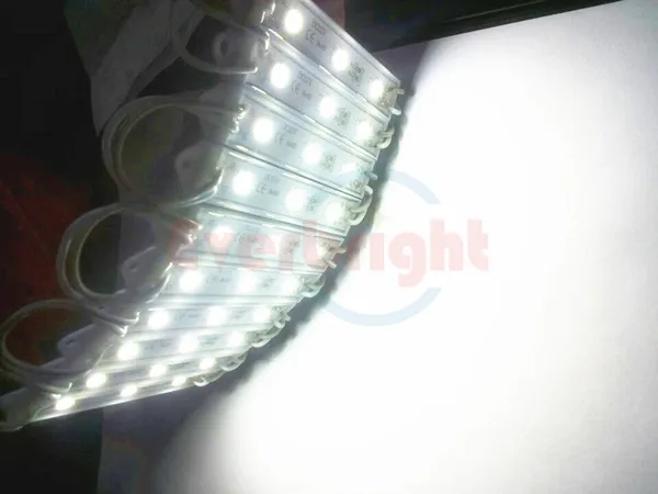 100 шт. супер яркий DC 12 В 3 светодиода 5050 SMD Желтый цвет Водонепроницаемый модуль светодиодные лампы Бесплатная доставка обычные pcb