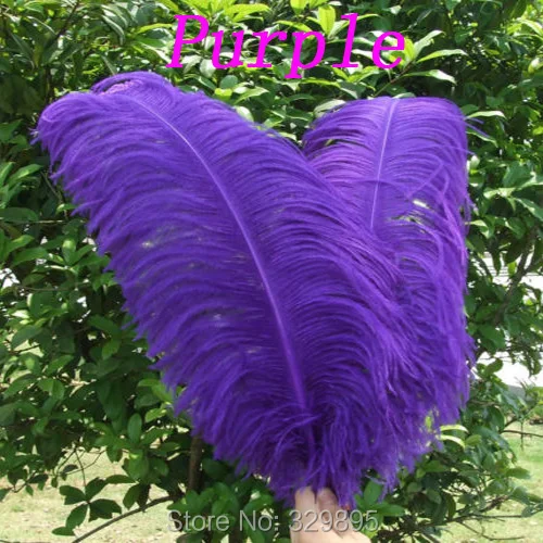Натуральные перья 50 шт. 11 цветов страусиное перо 35-40 см/14-16 дюймов свадебное украшение на день рождения Рождество