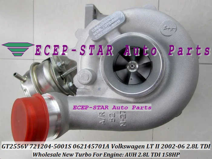 GT2556V 721204-0001 721204-5001S 721204 062145701A Turbo Turbocharger For VW Volkswagen LT II 2002-2006 2.8L TDI AUH 158HP