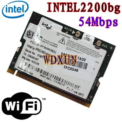 Intel 2200BG Wi Fi 54 Мбит Мини PCI WLAN wifi карта