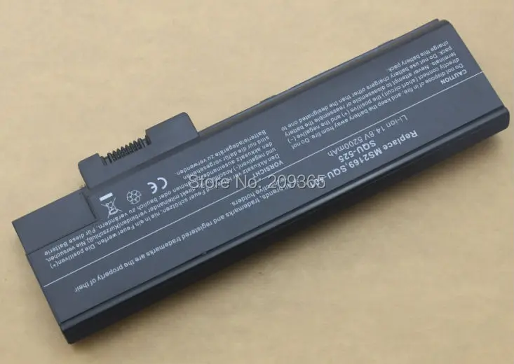 5200 мАч аккумулятор для ноутбука ACER Aspire 1410 1415 1640 1650 1680 1685 1690 1695 3000 5000, травелмате 2300 4000 4060 4100 4500