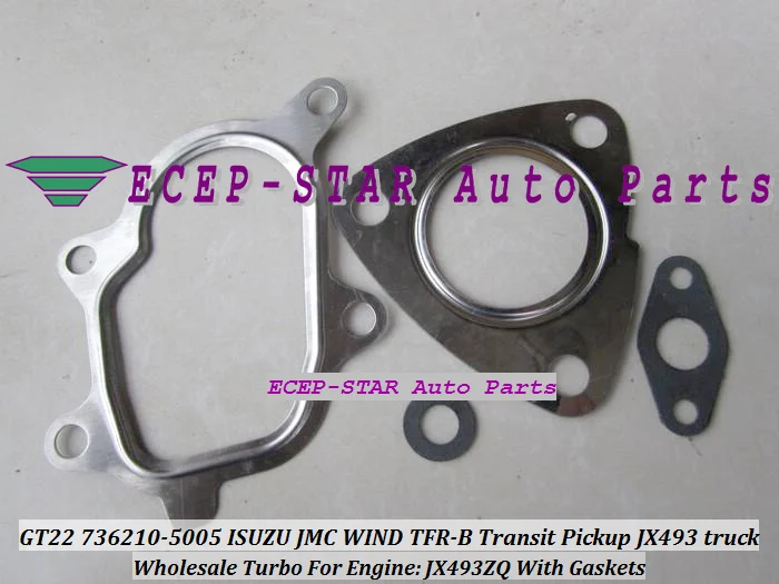 GT22 736210-5005 736210-0005 Turbo Turbocharger For JMC WIND TFR-B Transit Pickup JX493 truck JX493ZQ With Gaskets (5)