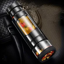 Kaxifei Высококачественная стеклянная бутылка для воды 430 мл с чайным впрыскивателем бутылка для чая термостойкая 4 цвета