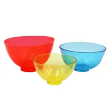 3 шт красочные стоматологические миски для смешивания маленькие/Средние/Большие стоматологические лабораторные инструменты для рта силиконовая Гибкая резиновая чаша для смешивания