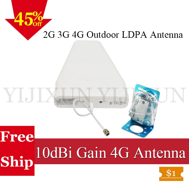 

10dBi 800~2700mhz N-female 4G Outdoor Log-periodic antenna LPDA Antenna for 1800 2600 CDMA GSM DCS AWS WCDMA LTE signal booster