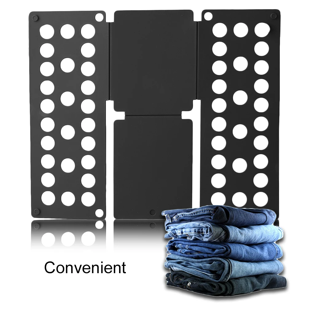 

Home Convenient Clothes Folder Organizer Plastic Quick Shirt Folding Board Clother Bedroom Storage For Lazy People