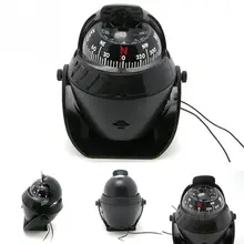 Большой Морской поворотный Морской Компас Лодка Грузовик Кемпинг Туризм Спорт на открытом воздухе с светодиодный свет