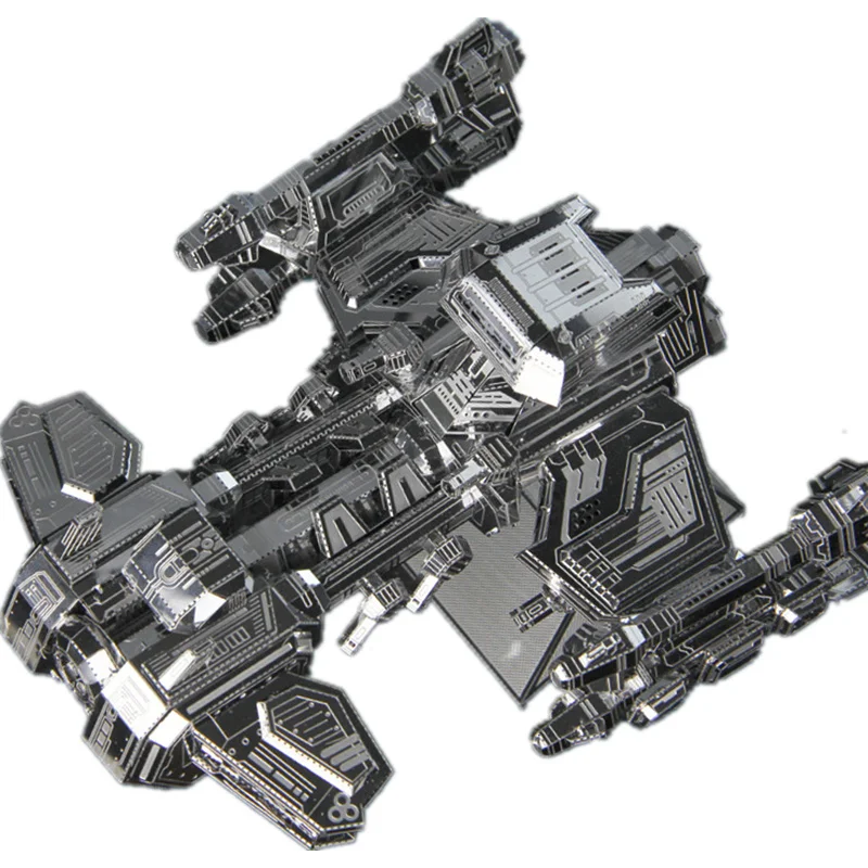 

Terran Battleship Fun 3d Metal Diy Miniature Model Kits Puzzle Toys Children Educational Boy Splicing Hobby Building