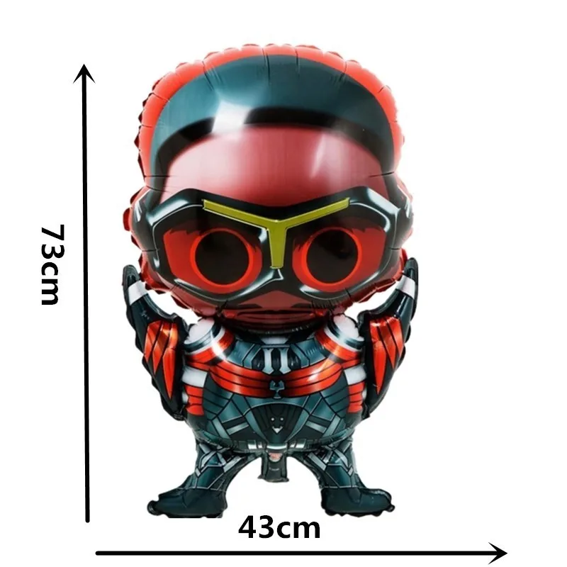 1 шт. большие воздушные шары из фольги «Человек-паук», вечерние украшения для детей «супергерой», «Железный человек» и «Американский капитан», декоративные принадлежности, детские игрушки