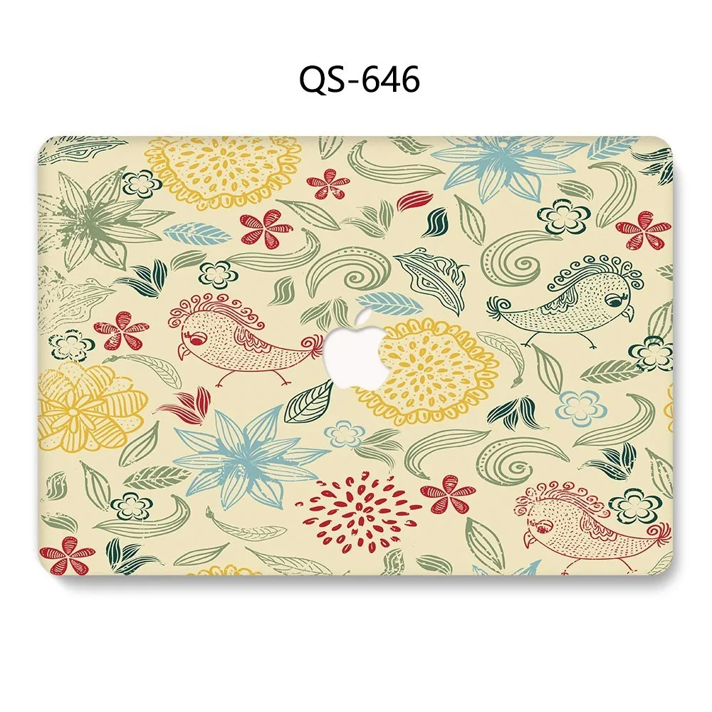 Новый для Apple MacBook Air Pro retina 13 3 15 4 дюймов 11 12 чехол ноутбука с защитой экрана +